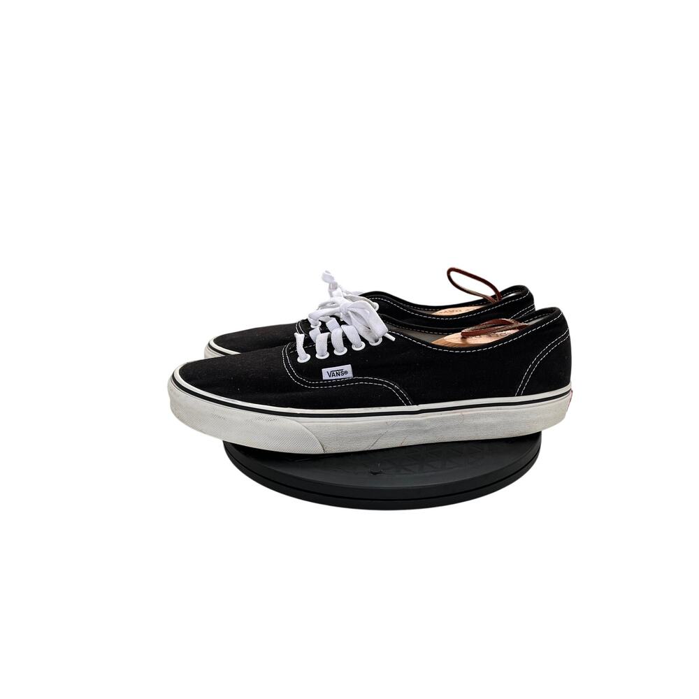 Vans Off the Wall Authentic Skateboard Sneakers Size 11.5 Black White